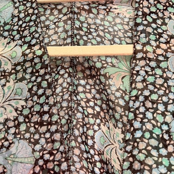 Vintage Eli Tahari Strapless Silk Top with matching Short Pancho - Picture 10 of 12